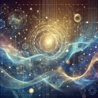 DALL·E 2024-12-02 17.13.21 - A serene and visually captivating promotional image for a course focused on spiritual growth and life planning for 2025. The design includes abstract