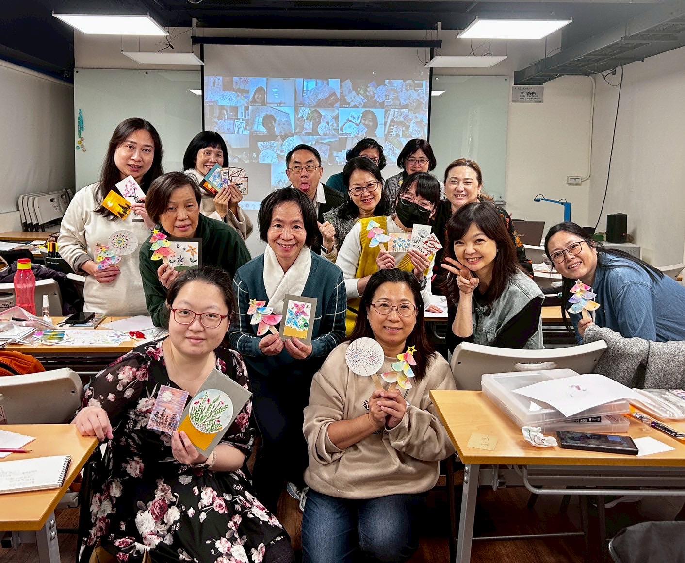 輕彩繪吉祥畫工作坊——小班教學溫馨氛圍