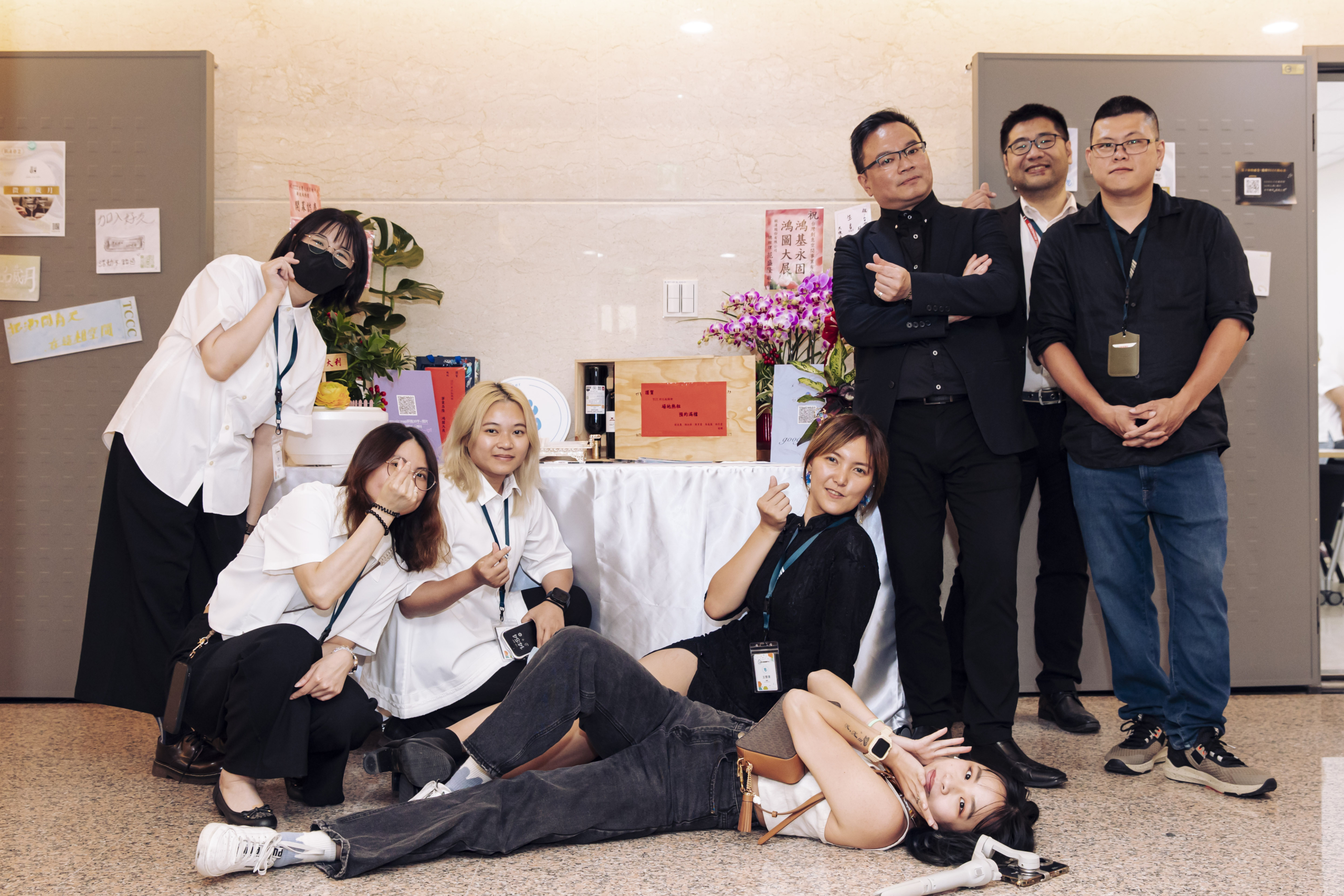 板橋館開幕茶會館內交流