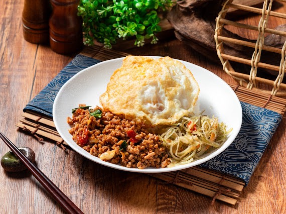 泰式打拋豬肉飯$115